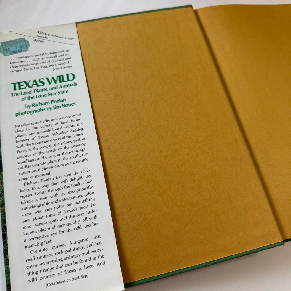 Texas Wild Vintage Hardcover The Land Of Plants Animals Of The Lonestar State π³ - Picture 2 of 6